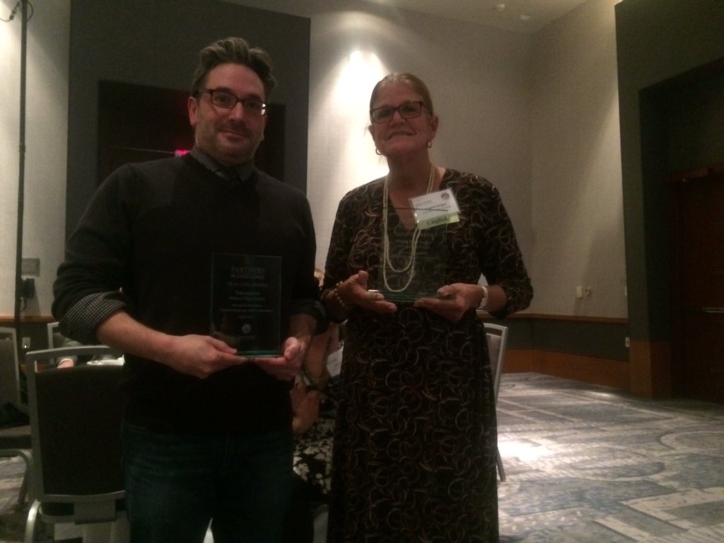 asingerELAMHS's tweet photo. Big night for AP English!  Mass Insight Awards https://t.co/FA7kHmB6iD