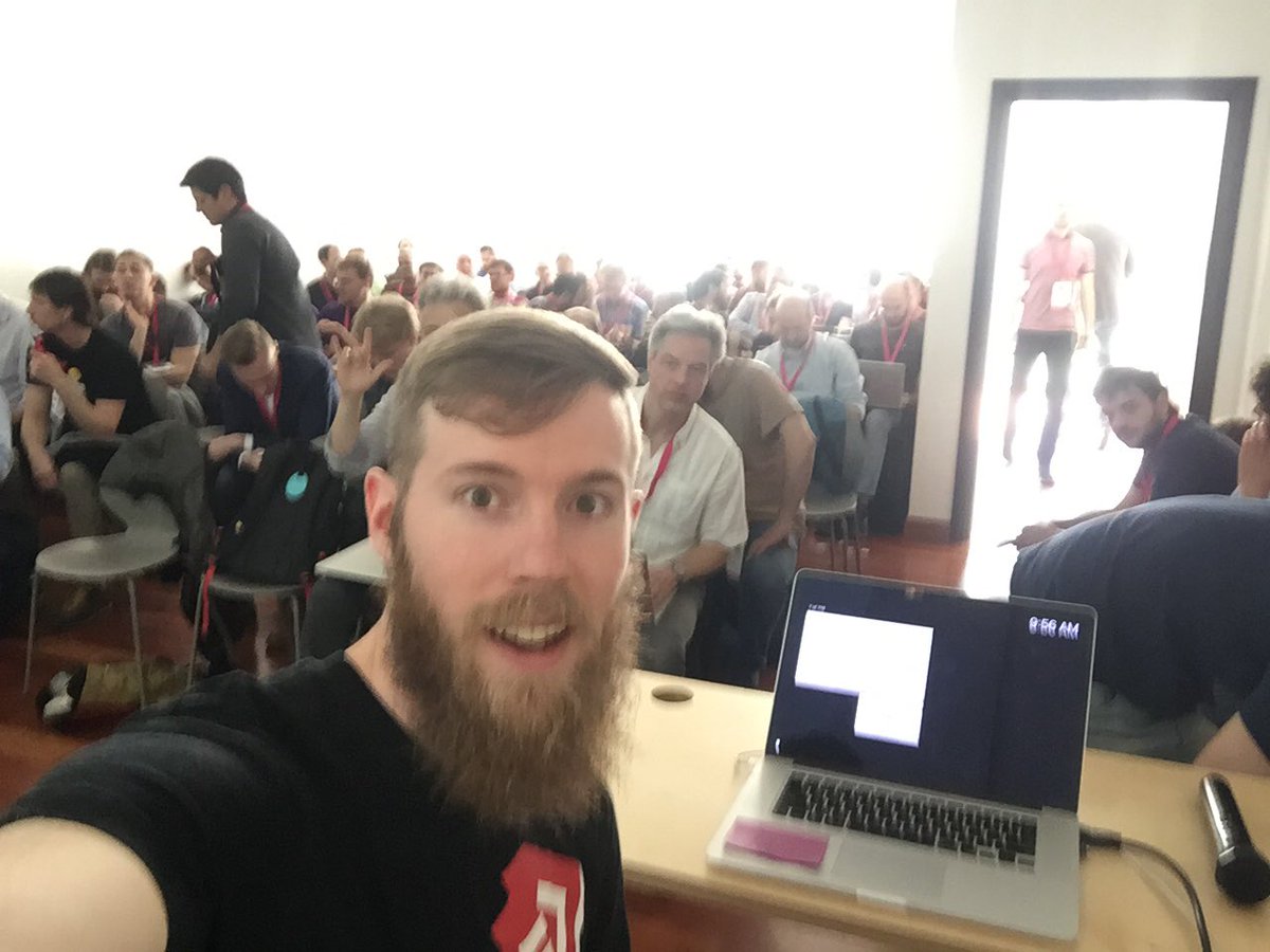 Time for some database talk at @erlangfactory Rome. #refl17 #myelixirstatus