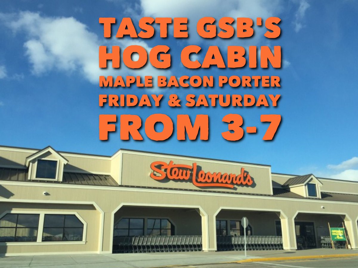 greatsouthbay's tweet image. Visit Stew Leonard's this weekend &amp;amp; fill up a growler with our Hog Cabin Maple Bacon Porter. This limited release is nearly all gone!