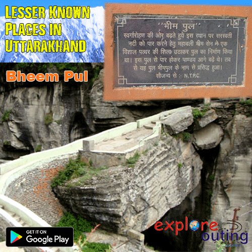 ExploreOuting's tweet photo. #BhimPul
Must See Place near #BadrinathDham of #CharDhamYatra.
https://t.co/j0pRph63Cn https://t.co/mrDMH1C4Mc
