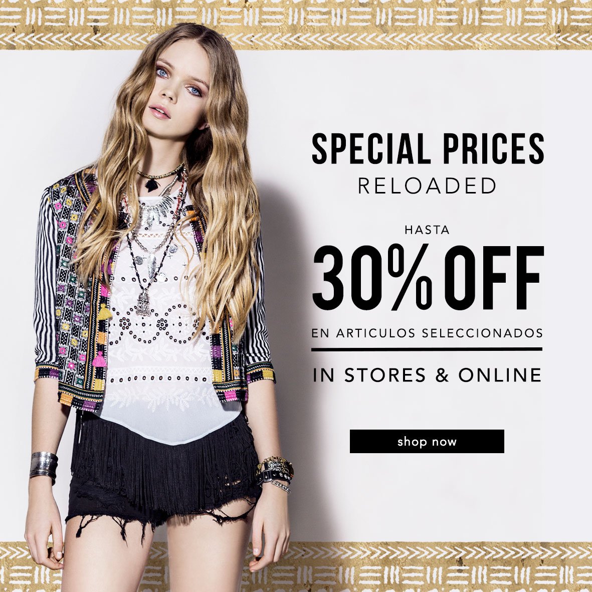 RapsodiaCol's tweet photo. Special prices #RELOADED | Hasta 30% OFF en artículos seleccionados https://t.co/CTwFUwcqGn