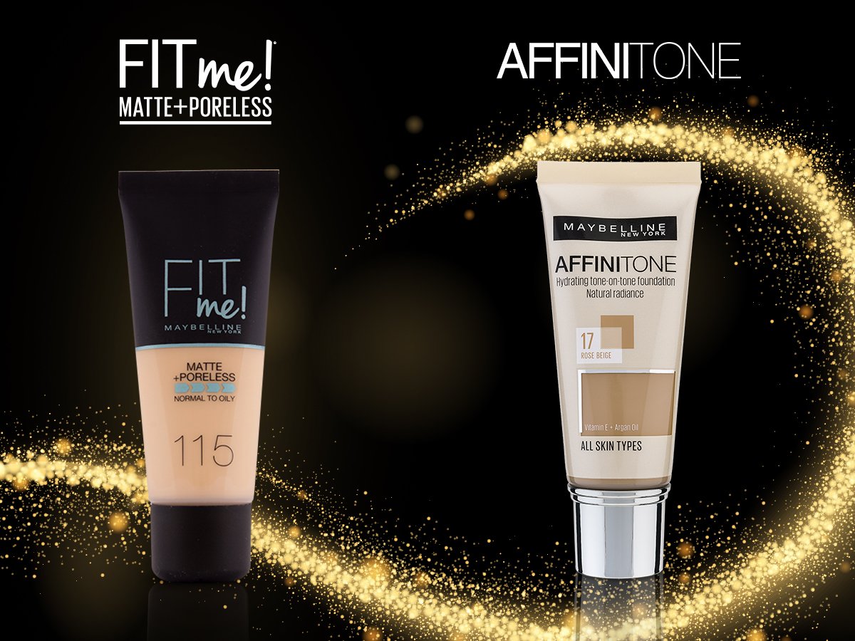 MaybellineHR's tweet photo. #Affinitone hidratizira kožu, dok #FitMe sa svojim mat efektom kontrolira sjaj kože lica i pruža efekt suženih pora. Koji puder ti biraš? :) https://t.co/4YitXqr1m9