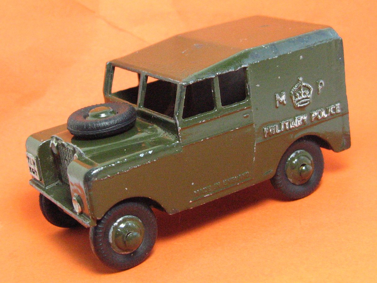 DinkyToysUK's tweet photo. Hard to find #Morestone Military Police #LandRover . More of the unusual at https://t.co/pjSa21iKmI in #Exeter #Devon https://t.co/BZC4Morerg