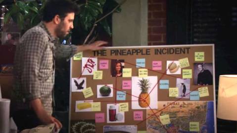 WickedGoodTV's tweet photo. "Damn it, Trudy! What about the Pineapple?" #4 in our @OfficialHIMYM countdown is "The Pineapple Incident" Listen https://t.co/WWjaGqVLwC https://t.co/bif7uNIqB1
