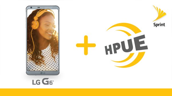 marceloclaure's tweet photo. THE WAIT IS OVER! Get @Sprint’s FIRST #HPUE-enabled device, the @LGUSAMobile #LGG6, TODAY for 50% off regular price! https://t.co/pDNZTheXWU https://t.co/sjqgogDiKC