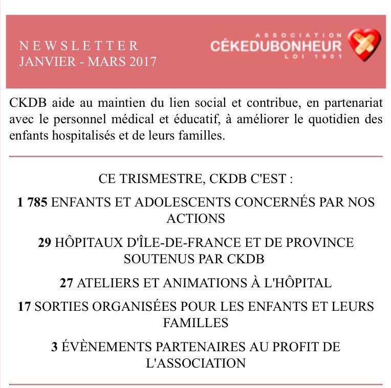 NEWSLETTER CKDB ❤Merci <a href="/microsoftfrance/">Microsoft France</a> @gaumontfilms <a href="/GlobesDeCristal/">Les Globes de Cristal deviennent Les Globes</a> <a href="/UbisoftFR/">Ubisoft FR 🇫🇷</a> <a href="/LaSweetTable/">La Sweet Table</a> <a href="/LEGO_Group/">LEGO</a> url.snd35.ch/visu-13BE2063-…