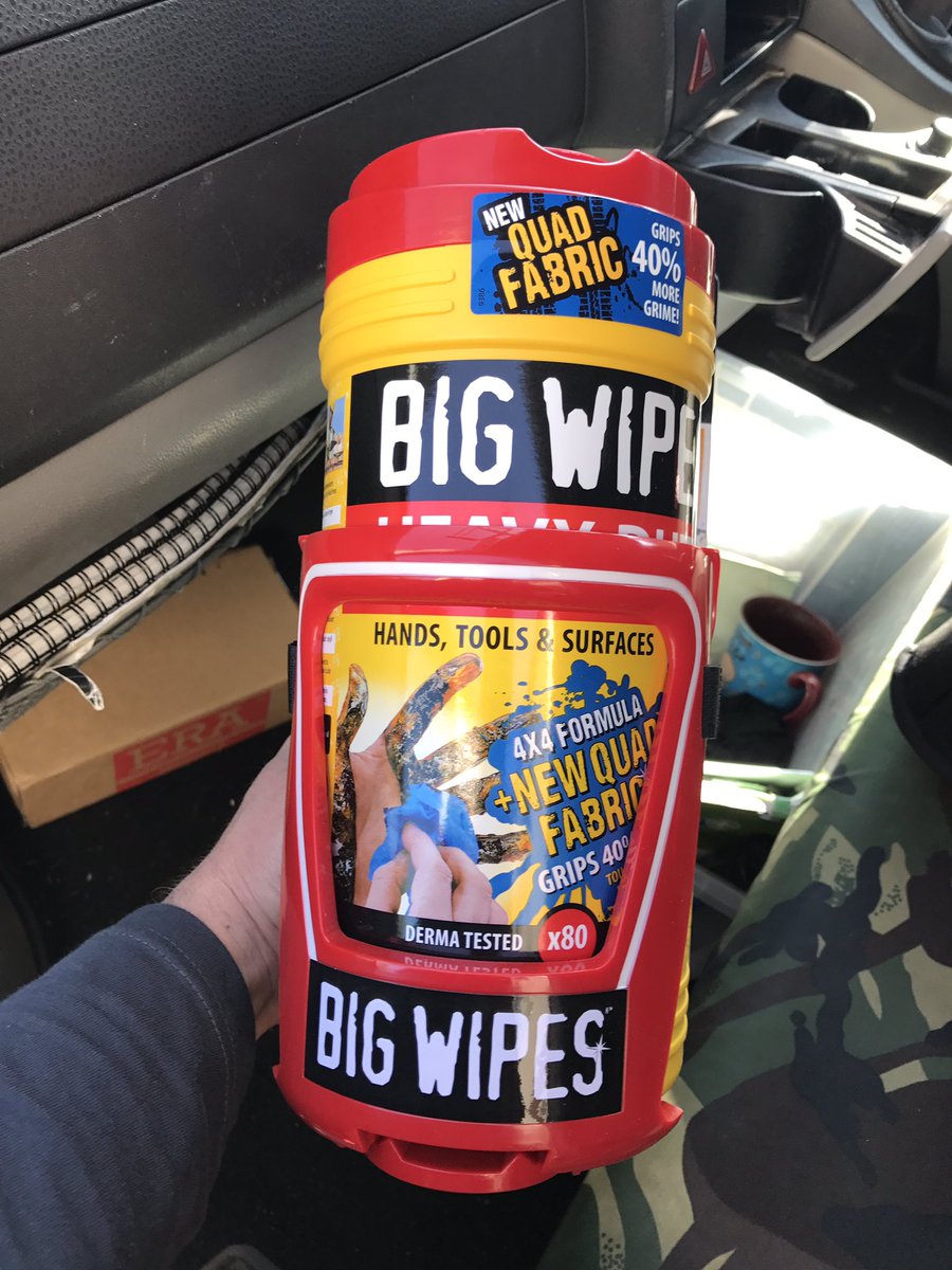 jameshuntspc's tweet photo. Picked up some @BigWipes with cage earlier from @CityPlumbingUK just need to find a place in van! https://t.co/Ui5D64ZfpT