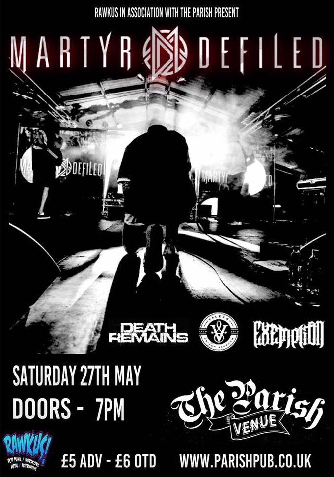 We join <a href="/martyrdefiled/">#MDMAFIA</a> for their headline Show in Huddersfield
#HDHC REPRESENT!

Stoked to be sharing a stage with these lads!