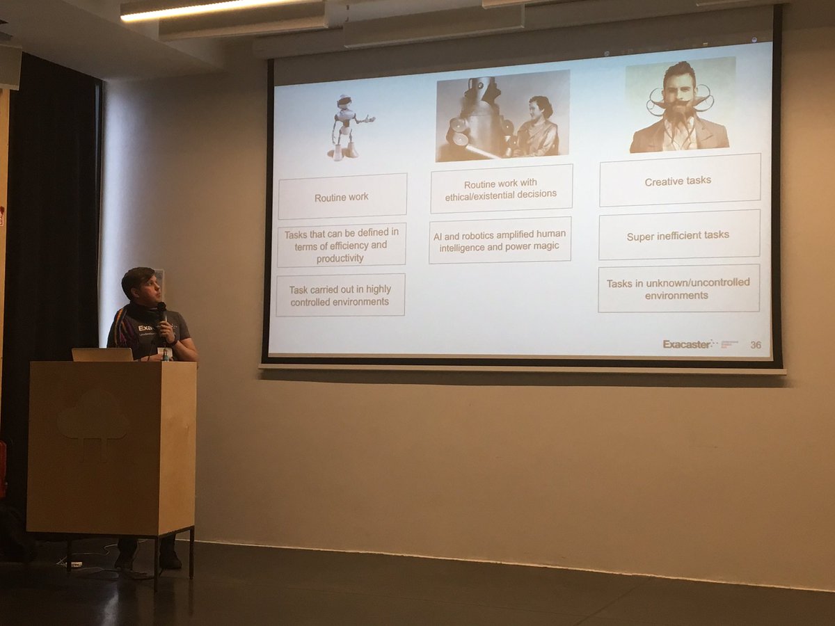 Hipsters will rock because of AI. <a href="/EgidijusPilypas/">Egidijus Pilypas</a> #aicamp2017 #ai