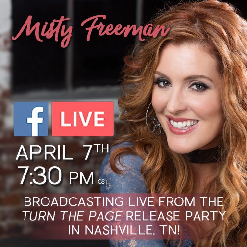 MistyFC's tweet photo. Wanna hear some of my new music? Tune-in to #FacebookLive tonight for a live performance!! https://t.co/sCmWJfwD7L