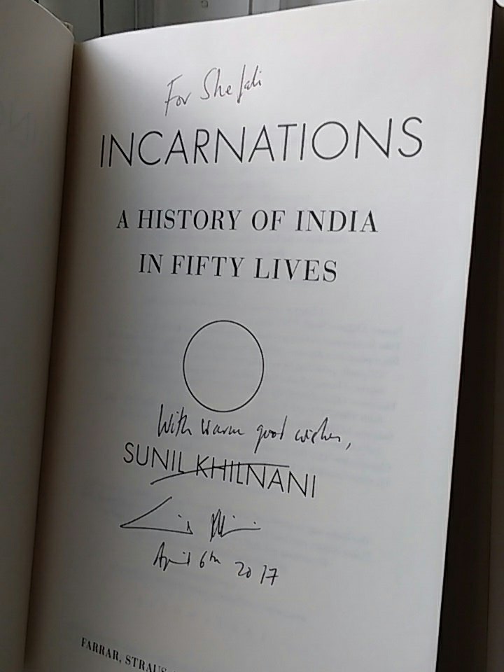 ShefaliPoojary's tweet photo. #Incarnations #Khilnani #Behindthebeautifulforevers #Boo Engaging Powerful works of art Met 2 of my literary heros in 1 day. #Dreamcometrue https://t.co/CEpvSzVHiq