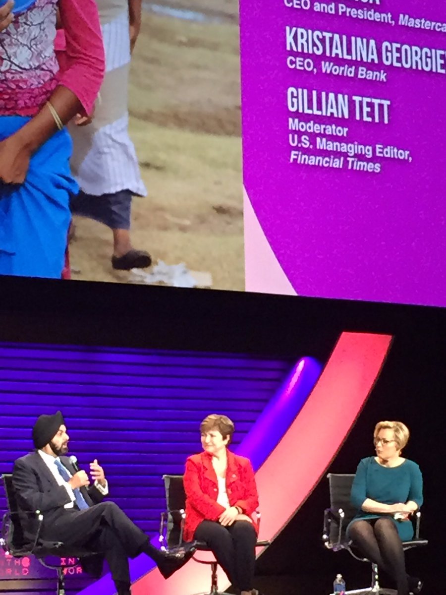 MarcyCohen's tweet photo. I'm the first guy who looks like me to do my job -Ajay Banga #WITW #diversity #mastercardpride #employee https://t.co/Cm5fOiyJPP