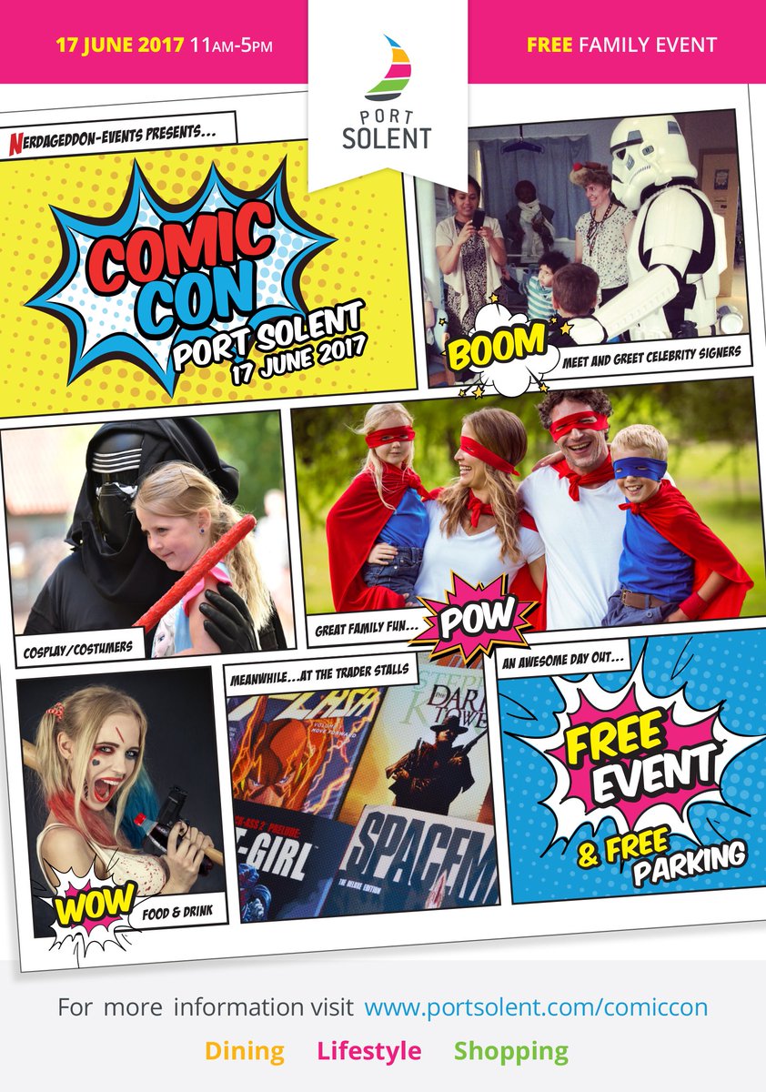Exciting news. Our client Port Solent has partnered with <a href="/Nerdageddon/">Nerdageddon Ltd</a> to put on the first #ComicCon Port Solent ow.ly/4fpv30aFh4o