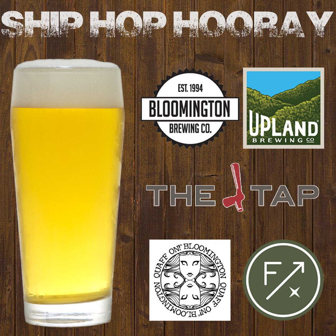btownbeerweek's tweet photo. Tonight at 6pm @FunctionBrewing will tap their Toasted American Oak infused firkin of Ship Hop Hooray for #BtownBweek! #INbeer #collab https://t.co/8opRiwcxEz