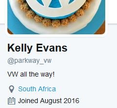 VWserviceplan's tweet photo. @VWUKHelp Hi, my VW dealer's website https://t.co/pYdvu895Fh has their only twitter link to 
@parkway_vw

South Africa?
since Aug 2016? https://t.co/zOEPAPa6LZ