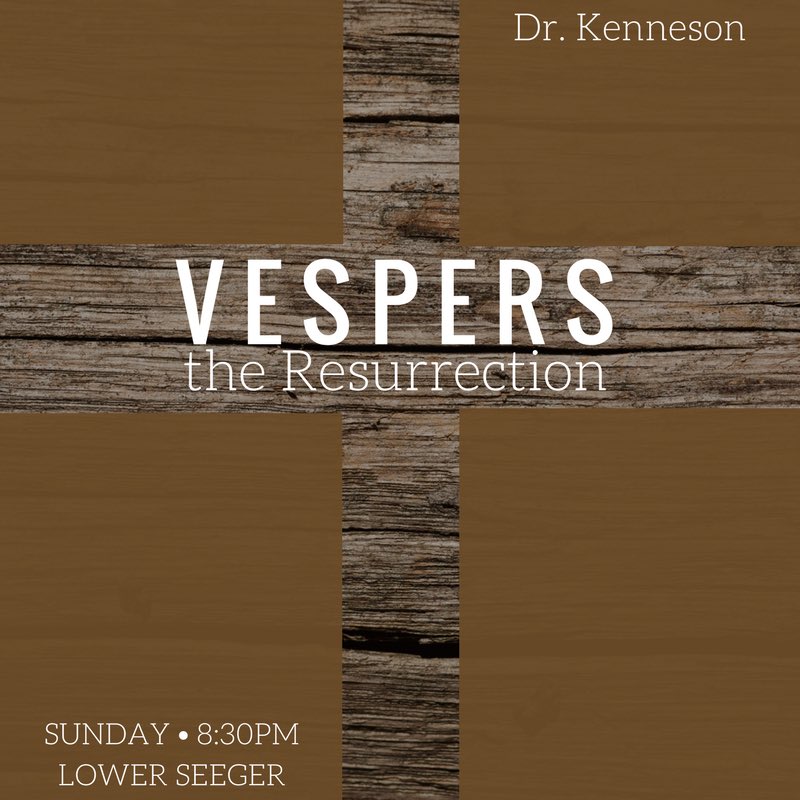 MilliganVespers's tweet photo. 2 services left! Come this Palm Sunday to hear Dr. Kenneson preach on the resurrection. 
#PalmSunday #TheBookOfJohn https://t.co/hP08AUAQNr