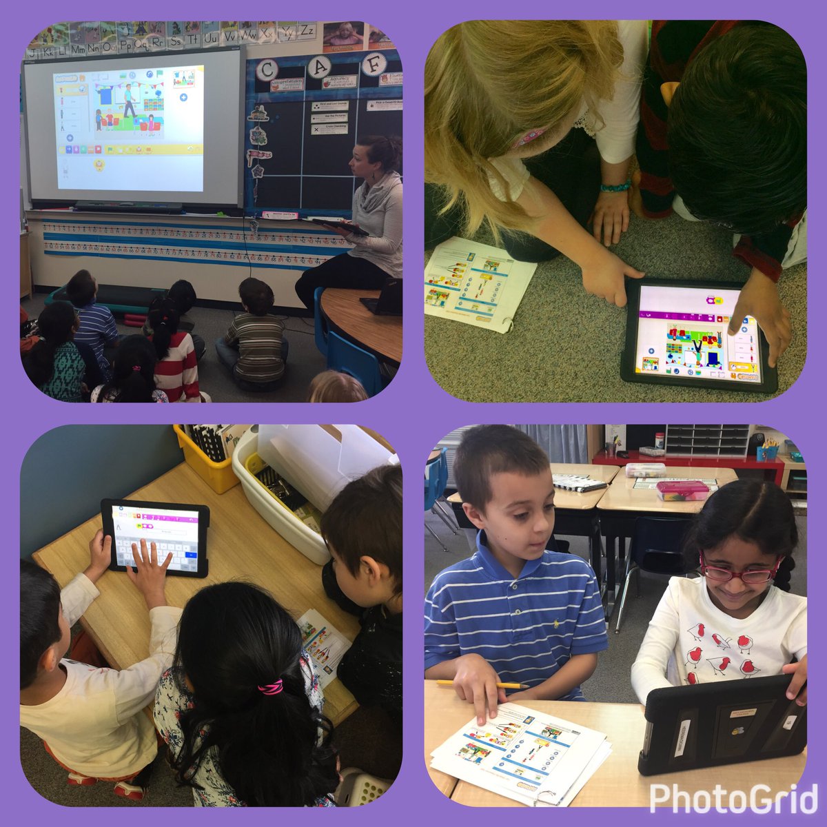Our weekly <a href="/ScratchJr/">ScratchJr</a> coding adventure got us really thinking w sending ✉️s to 👫in <a href="/MissHeerema/">Miss Heerema</a> #60learns