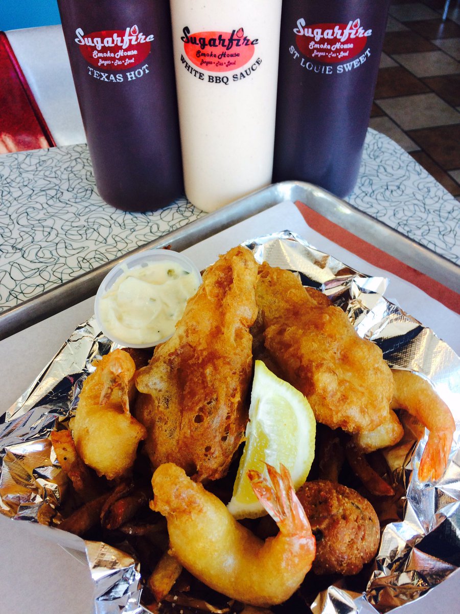 SugarfireStChuk's tweet photo. "Seafood Basket" #fishfriday,#bbq,#gluttony https://t.co/pd2zj3UQSR