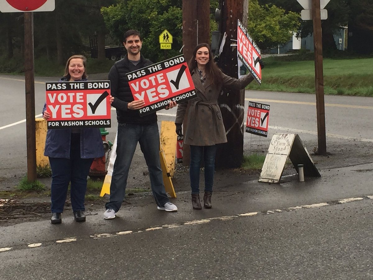 Fun morning with my colleagues in support of Proposition 1! #Yes4Schools #MathTeam
