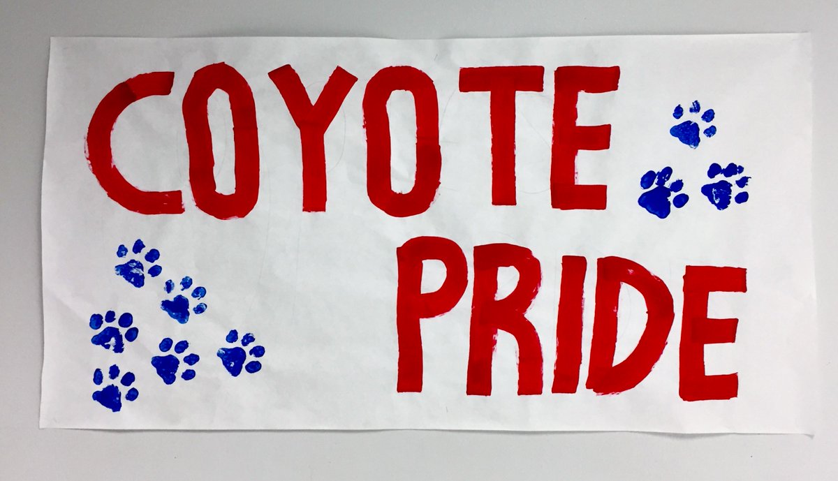 CeHSAZ's tweet photo. CeHS StuCo WishWeek showin' our #CoyotePride to support MakeAWish #CeHSPRIDE https://t.co/oDDMKXuBp7