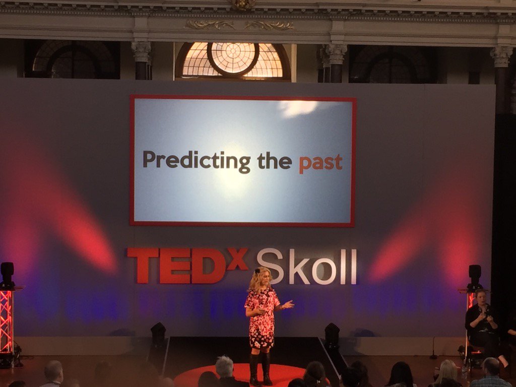 berlinerbenson's tweet photo. @janemcgonigal amazing talk at #TEDxSkoll remembering the future https://t.co/eBGA0nDTwY