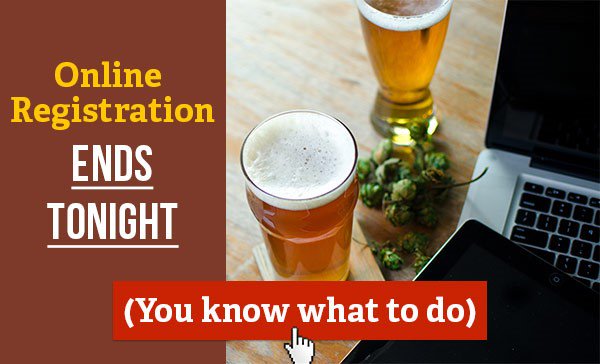 BrewersAssoc's tweet photo. #CBC17 early pricing ends TONIGHT at 7pm ET! On-site registration starts Sunday, April 9 at @TheEventsDC https://t.co/yHbNJ0vZ7Q https://t.co/ToII7B4USD