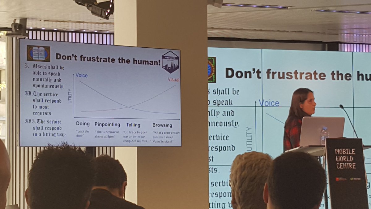 motanelu's tweet photo. Words to live by, especially if you're in #UX or #UI from @lavigi's presentation at #NodeConfBCN https://t.co/iRWhv0T2dg
