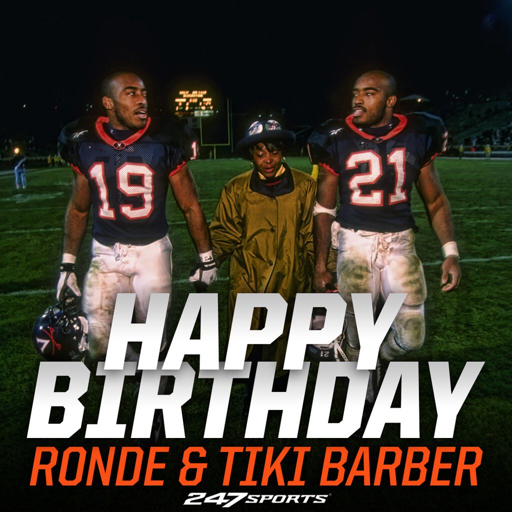  fans, let\s wish Tiki and Ronde Barber a Happy 42nd Birthday! 