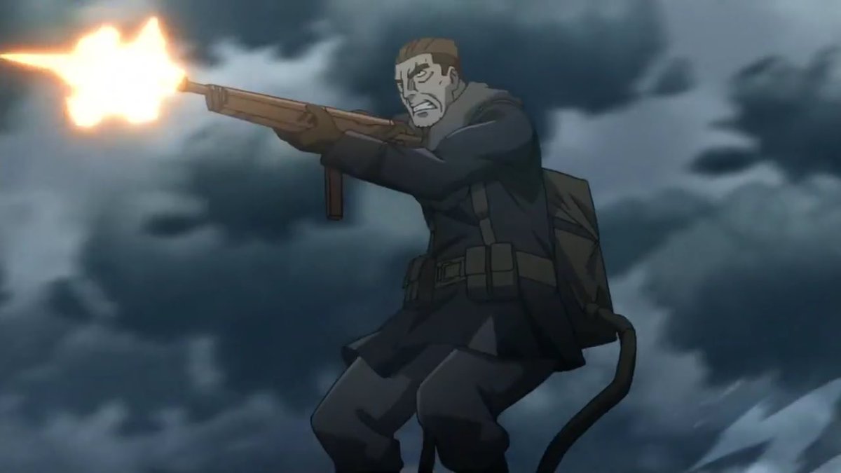 ウィザード03 W Auf Twitter 冬アニメに登場した兵器 銃 Sig Mkms 1934年にスイスで開発された短機関銃 である 1933年にsig社のノイハウゼン工場で生産していたmkmo短機関銃のボルト及び機関部を改良し 1934年にsig Mkmsとして完成した物である