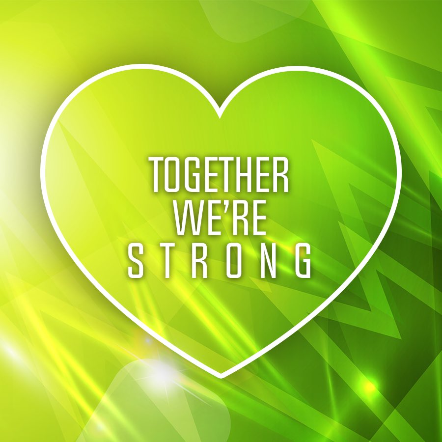 CSSharks's tweet photo. Together we are strong 💚

Our hearts are with @limelightcheer this weekend. 

Share. Retweet. Repost. 

#sharkstrong #Limelight https://t.co/PkF7IkgVrq