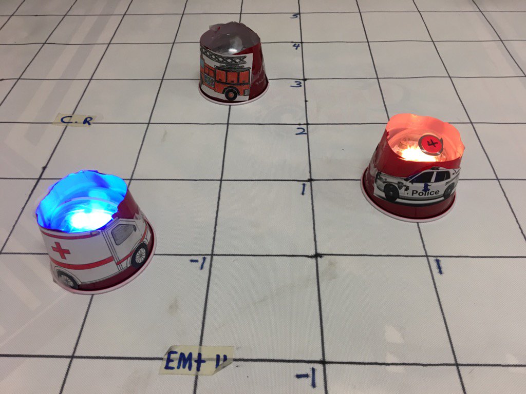 Robin1281301's tweet photo. Sphero first responders. Reading, writing, math, and code.  https://t.co/kurT9flRwE   #RCSD9CLC https://t.co/vs5zqcQice