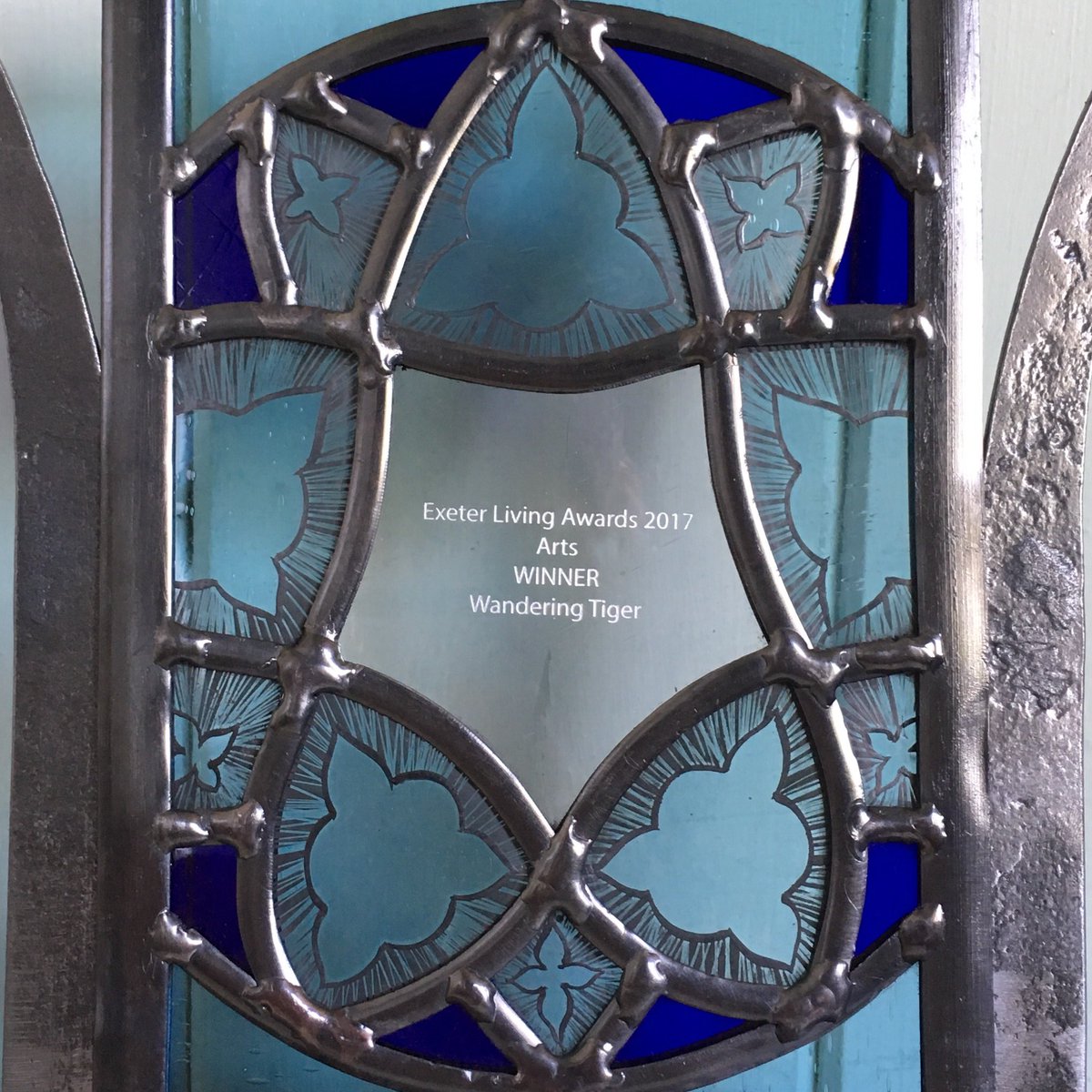 wanderingtiger's tweet image. Really proud to have won the Arts category in this year's #ExeterLivingAwards