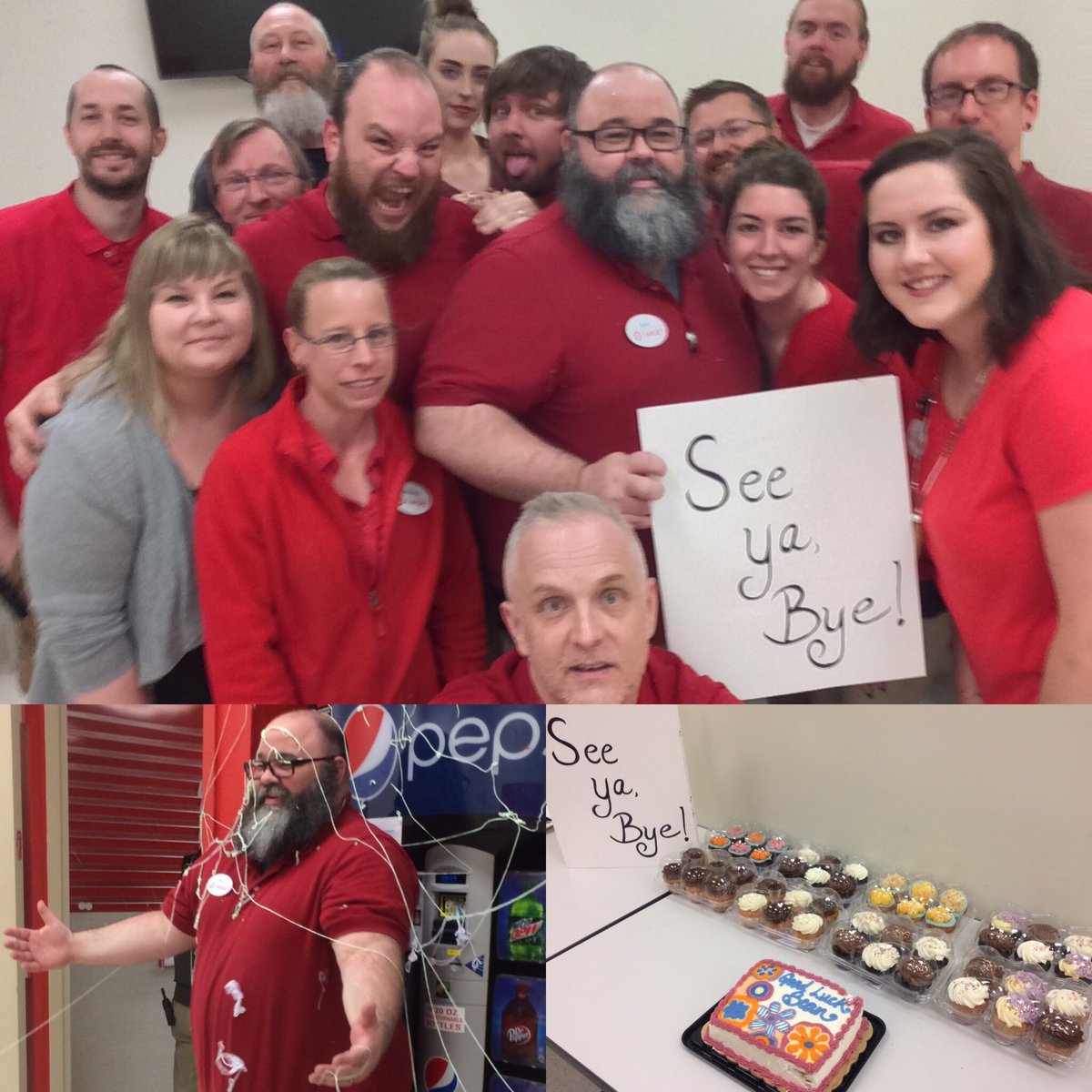 colep6589's tweet photo. Sean is off to a new adventure at T2332. We genuinely thank you for all you have contributed to our store and our team!! Good Luck Sean! https://t.co/csEsQ9aY8T