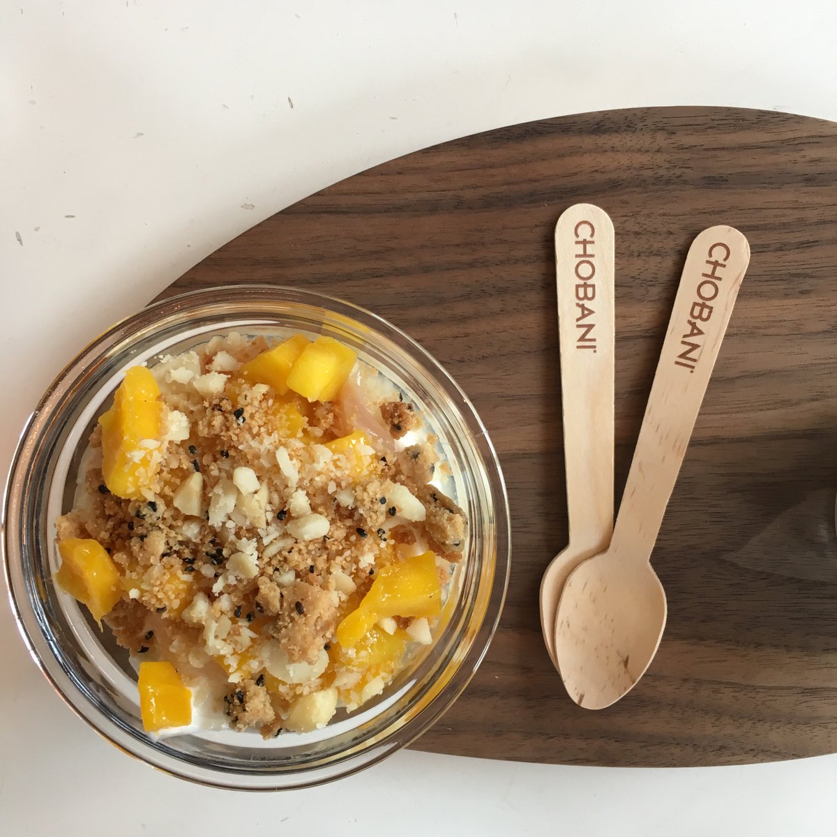 ChobaniCafe's tweet photo. Spring into flavor with our Lychee + Mango Chobani Creation! Try one today @ #ChobaniSoHo + #ChobaniTriBeCa! https://t.co/oUxQ7JzcaE