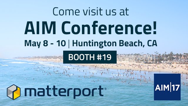 Attending #aim2017? Come see our 3D Tours &amp; Virtual Reality for Multifamily, Schedule a demo today calendly.com/bfrisby/15min