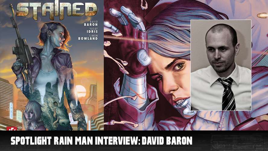 HackWannabeMe's tweet photo. My interview w/David Baron - Creator/Writer of the upcoming sci-fi noir #STAINED - from Michael Bay’s 451 
https://t.co/I13lhSHdOD https://t.co/8xbWzGGLTq