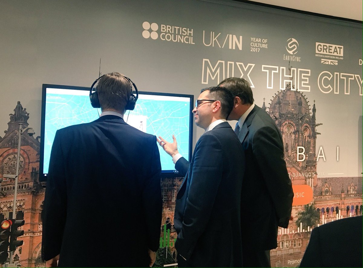 UKinIndia's tweet photo. .@gregclarkmp, #DominicAsquith, @alangemmell work on #MixThePlay @inBritish in #Delhi #UKIndia2017 https://t.co/pJr73sF2fY