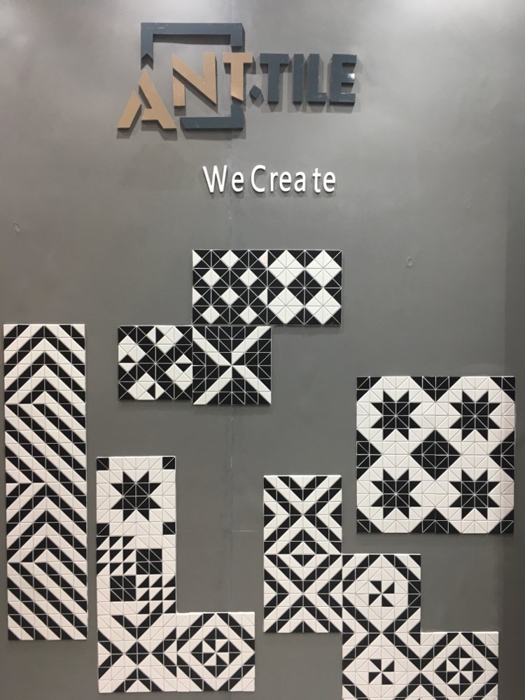 Ant_Tile's tweet photo. Last day of #coverings2017 last chance to check out our latest artistic tile designs! Come visit us at booth 5815. #artistictiles #anttile https://t.co/2iPp6uJnyx