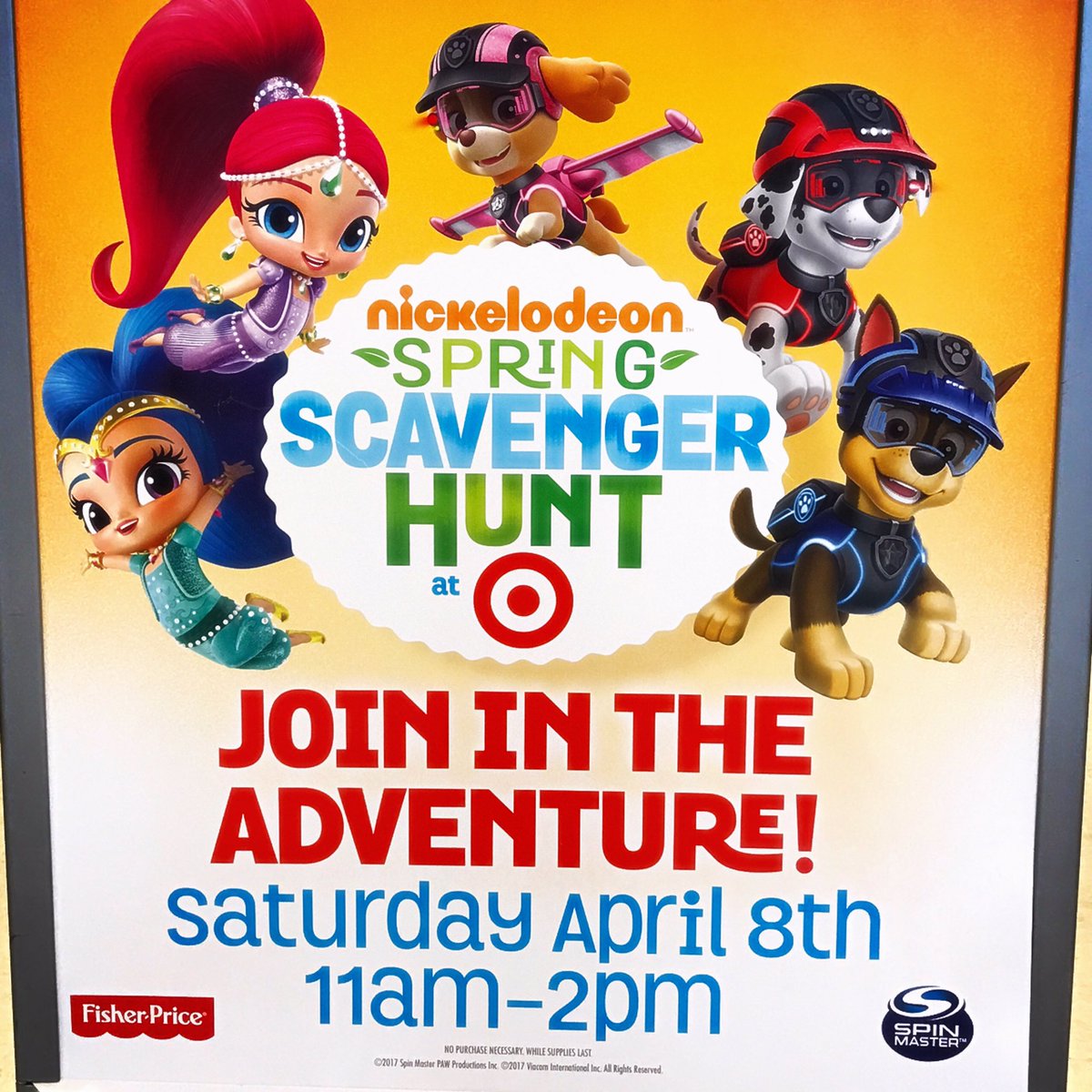 taramarek's tweet photo. Come one come all to the #SpringScavengerHunt at Target in Howell #T1823 Saturday April 8th! Rain or Shine! @Stacmajo @CMcLaughlin1823 https://t.co/43omndLvKd