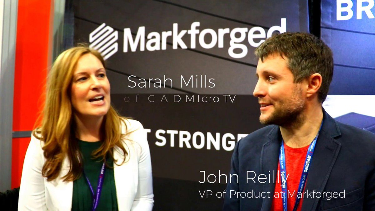 CAD_Micro's tweet photo. #CADMicroTV talks #3DPrinters with #Markforged! Watch the interview here: https://t.co/A3whV9G1ZP https://t.co/AC6gYTxh7N