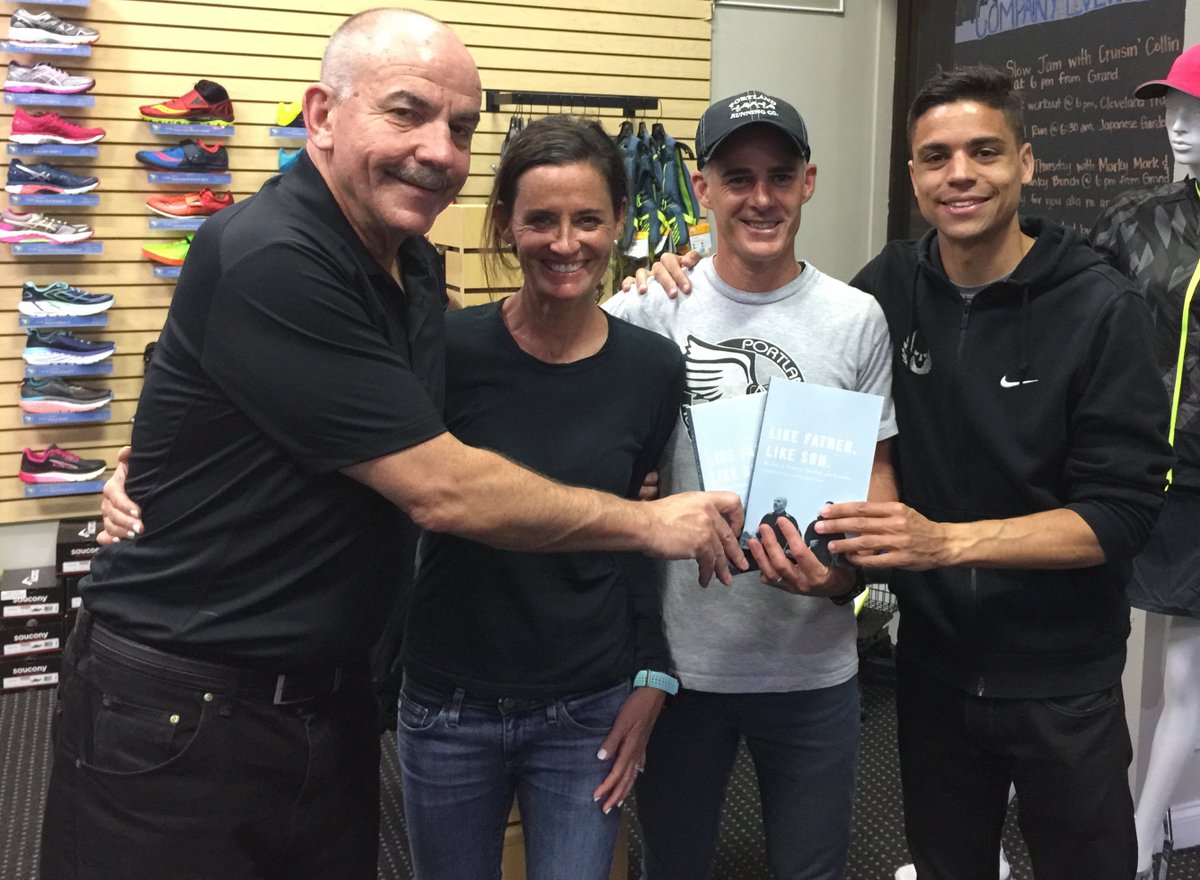 PortlandRunning's tweet photo. Huge THANK YOU to wise guys @MattCentrowitz & Matt Sr. for dropping knowledge at #ThirstyThursday last night. Lucky to have you! #CentroTalk https://t.co/JUQqIt9j7d
