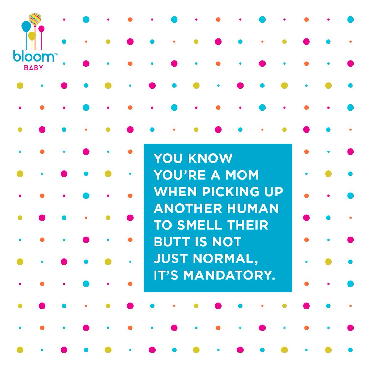 But you wouldn’t trade it for the world. When #momlife gets smelly, keep it pure, simple, and happy: bit.ly/bloomAtAmazon #FridayFeeling