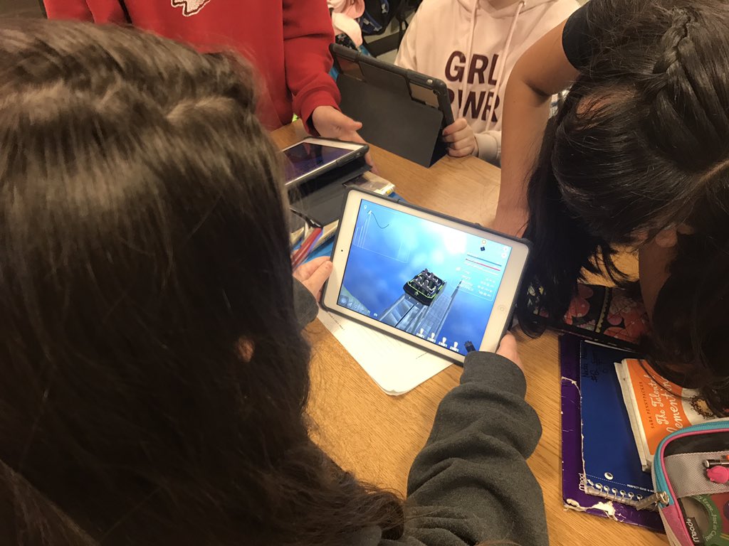 6gradesnippets's tweet photo. Roller coaster design and simulation is next for our #STEM unit! Can't wait to see the creations come to life! #handsonscience @roepanther https://t.co/cA8ScZp4CM