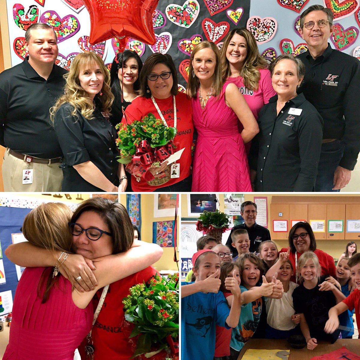 ltisdschools's tweet photo. So proud of Josie Sellers, Serene Hills Elementary School 2016-2017 Teacher of the Year! @glennaltshe #LTStrong https://t.co/tbrBolrnvf