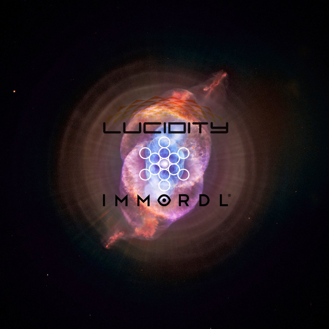 Reach Higher. Be IMMORDL. We're ready to dance &amp; celebrate w/you all at @lucidityfest! #Immordl will be flowing all weekend. 😍 #Eudaimonia