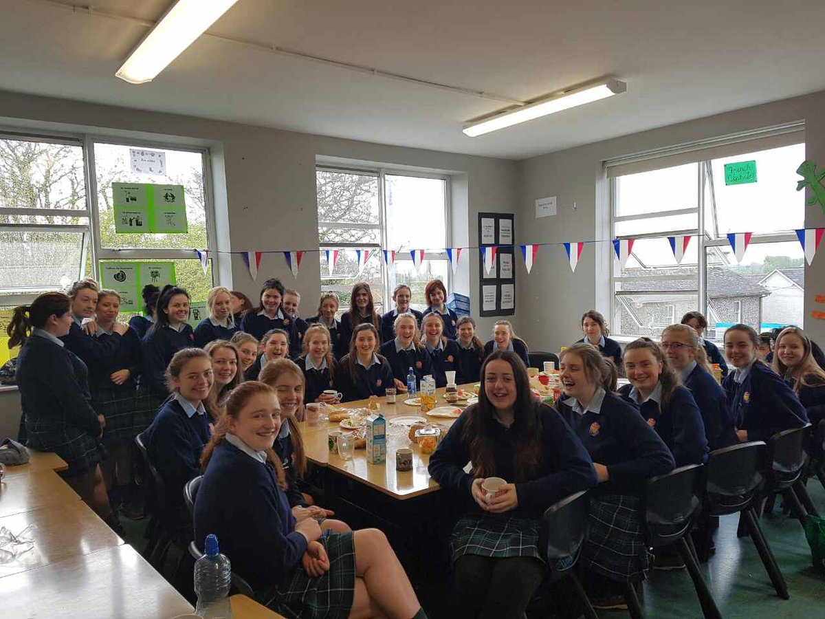 6th Year French Breakfast (Le petit dejeuner francais) which took place this morning at the end of the French Oral Week