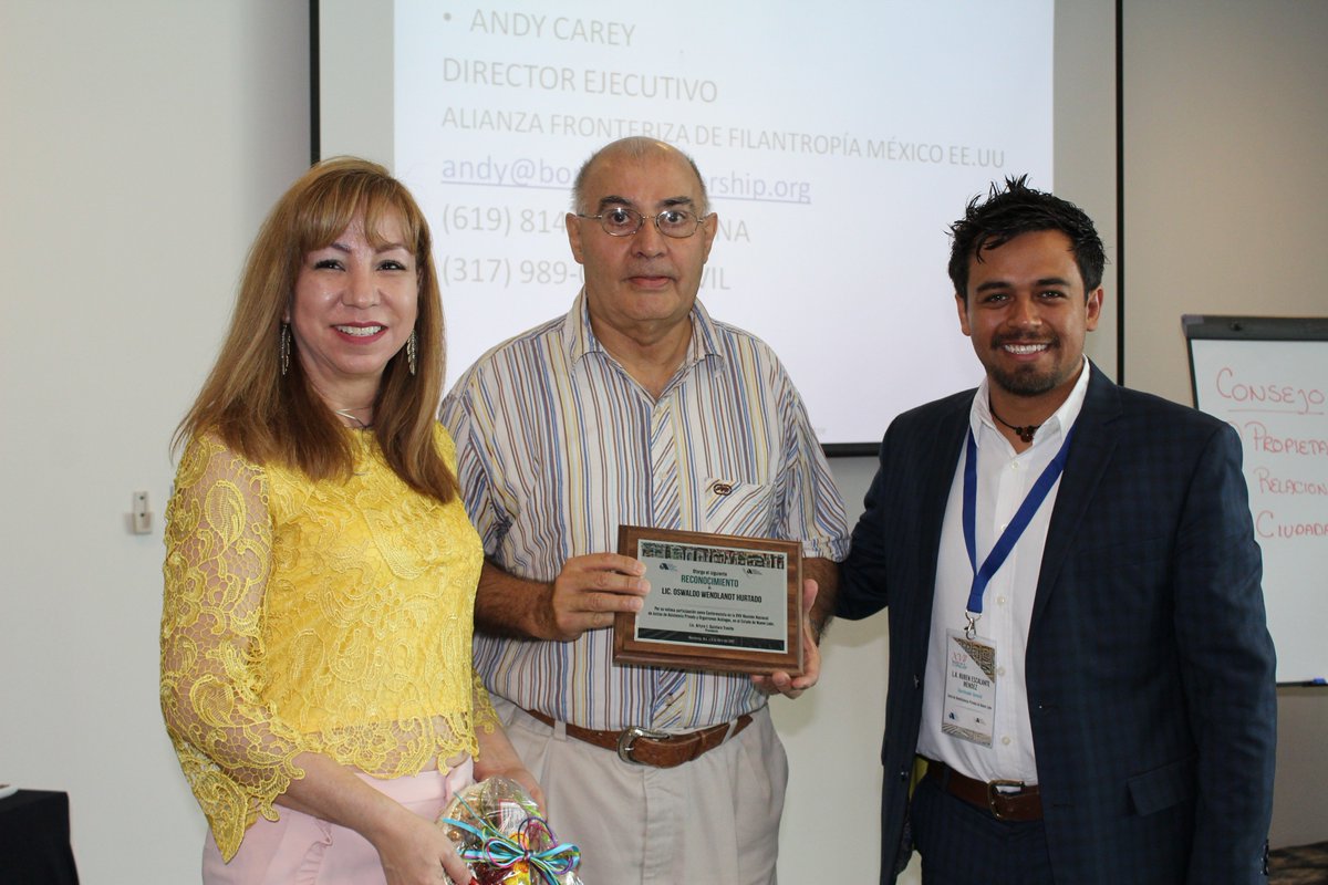 ConajapOficial's tweet photo. Agradecemos a Oswaldo Wendalandt de Alianza Fronteriza para la Filantropía por su intervención en nuestra XVII Reunión #Conajap https://t.co/6ZT44qWpKR