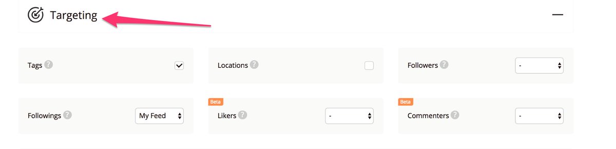 📢 Tip of the day: We help you discover &amp; interact with accounts you'd actually be interested in. Make sure you're using correct Targeting!