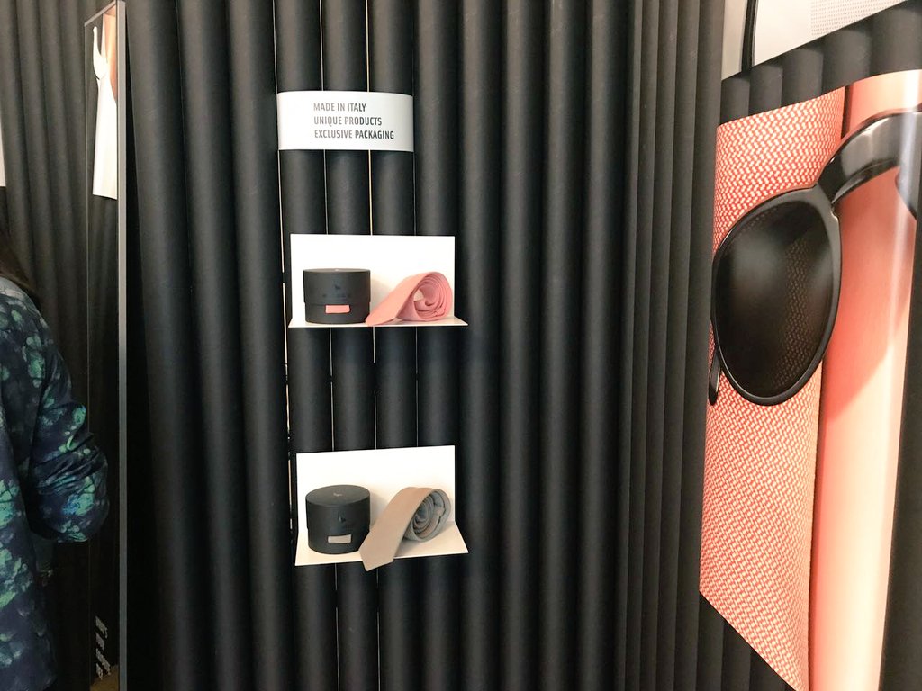 #HaveAGoodTie, la cravatta dallo stile moderno, vi aspetta fino a domenica nel temporary store di via Palermo 18 #MilanDesignWeek2017