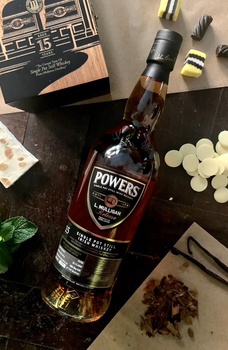 LMGwhiskeyshop's tweet photo. Also, this is the first of our #visualtastingnotes: Loads of vanilla, soft herbs, liquorice, green leaf tobacco &amp; beautiful pot still spice. https://t.co/Pbw1m3a0ZB